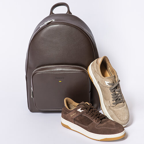 Кеды из замши