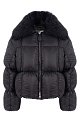Пуховик Jil Sander: чёрный цвет