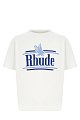 Футболка Rhude: белый цвет