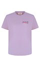 Футболка Mc2 Saint Barth: сиреневый цвет