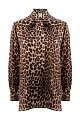 Блуза Parosh: леопардовый цвет