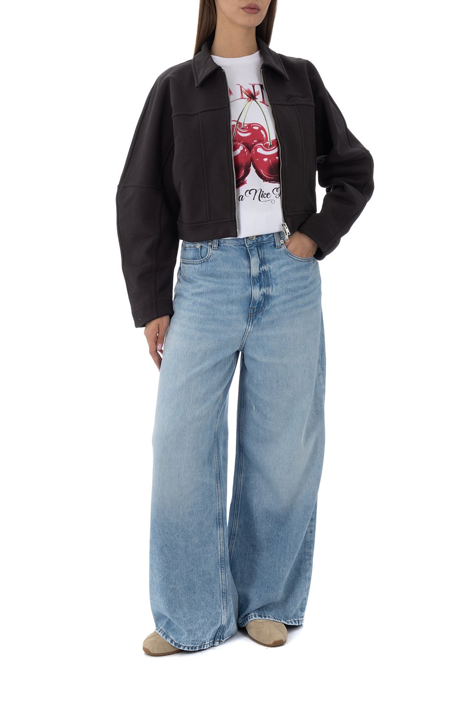 Футболка Ganni - фото 2