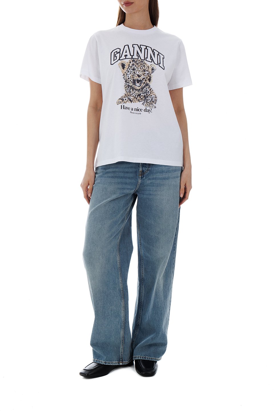 Футболка Ganni - фото 2