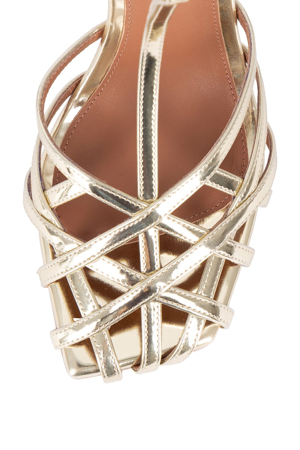 Лакированные босоножки Etienne Marcel - фото 4