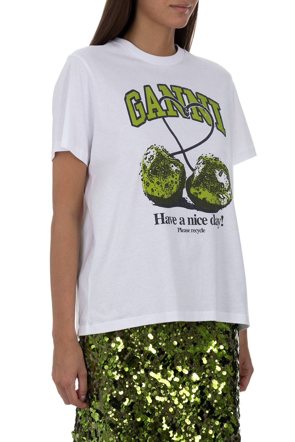 Футболка Ganni - фото 3