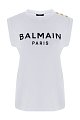 Топ Balmain: белый цвет