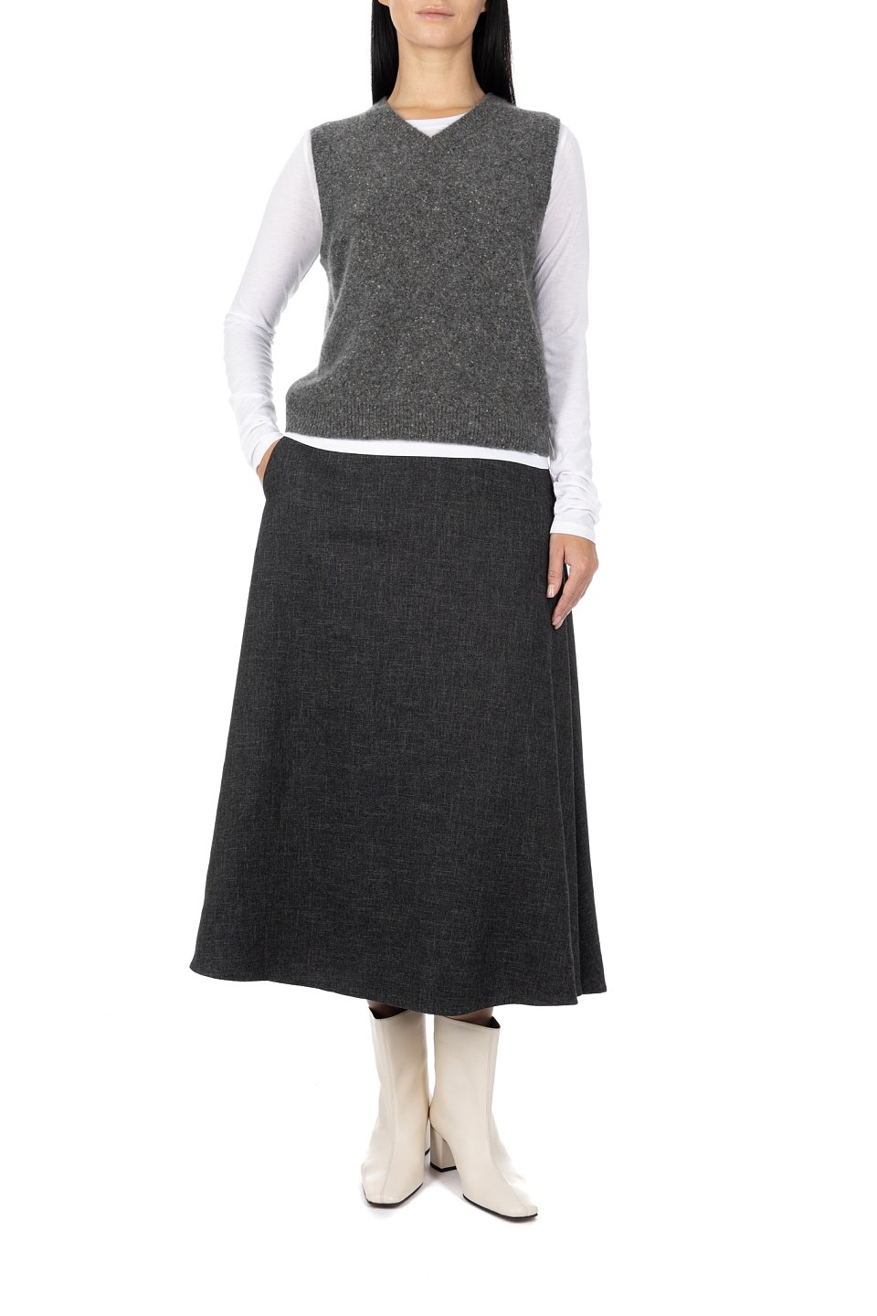 Кашемировый жилет Vince - фото 2