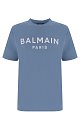 Футболка Balmain: голубой цвет