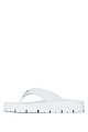 Шлепанцы Prada: белый цвет