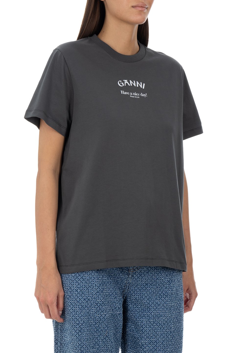 Футболка Ganni - фото 3