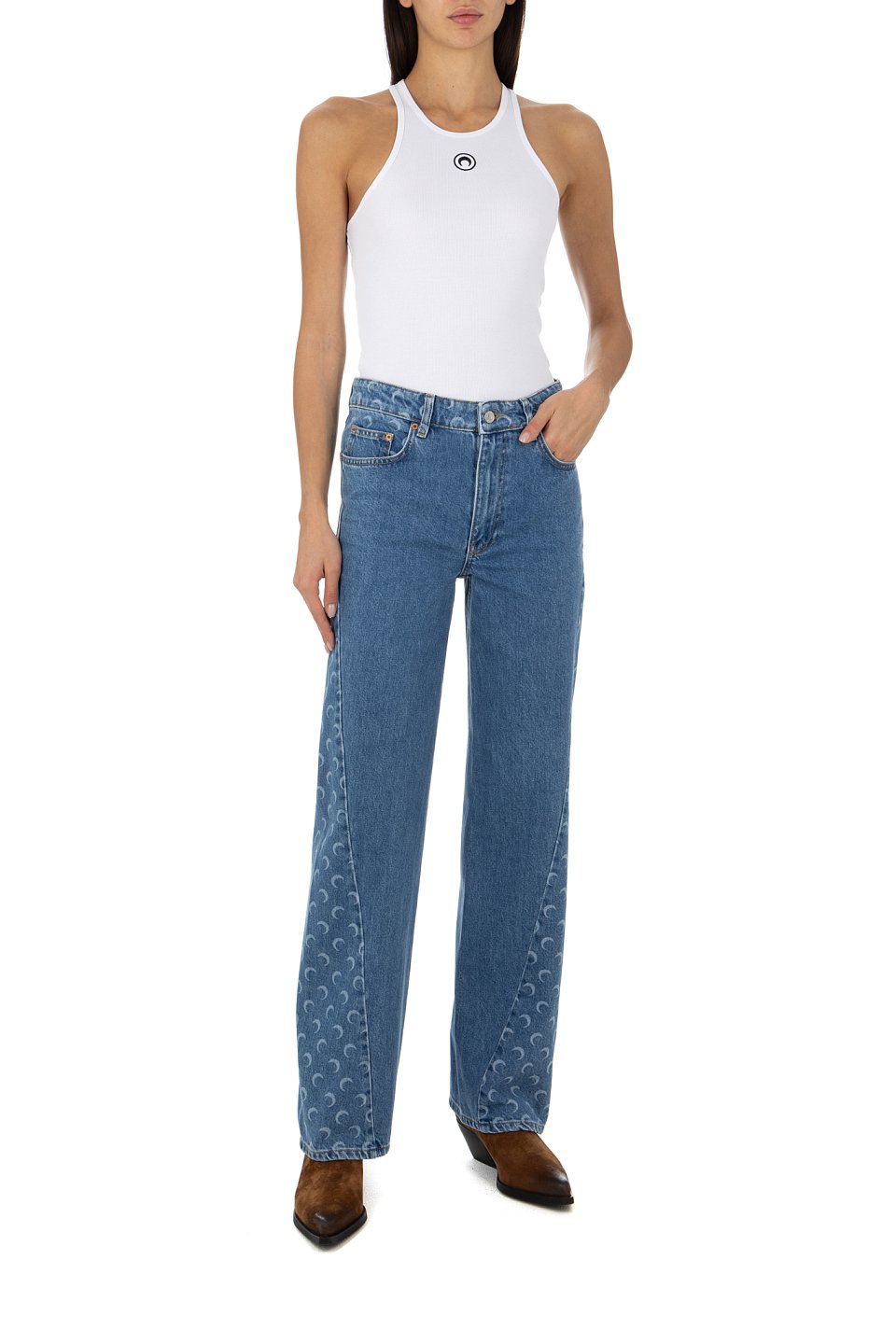 Топ Marine Serre - фото 2