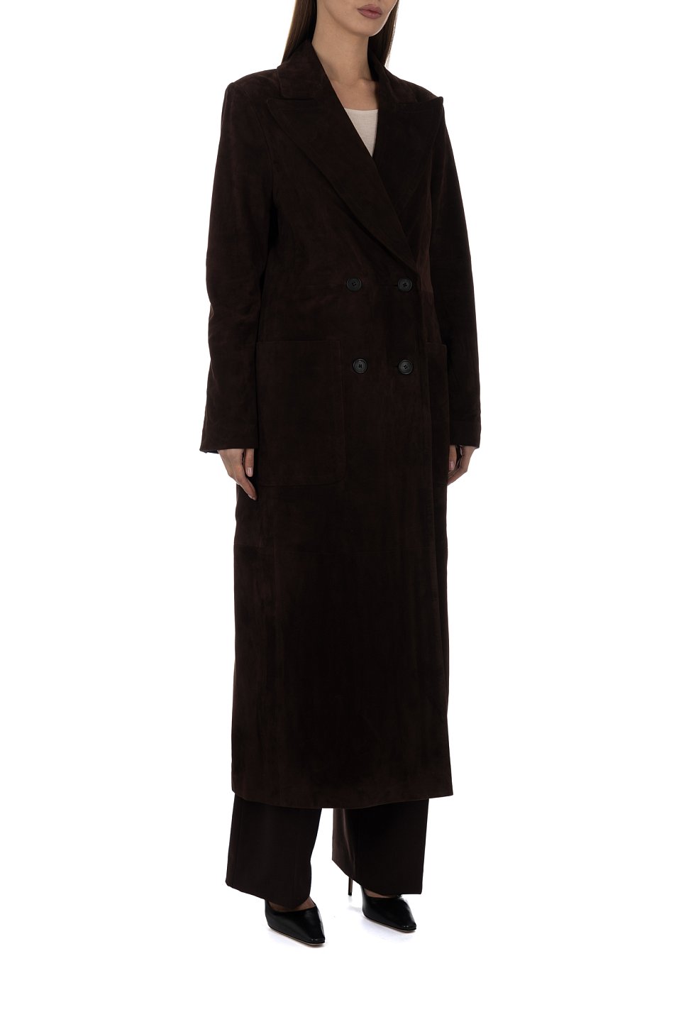 Замшевое пальто Halfboy - фото 3