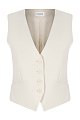 Жилет Parosh: кремовый цвет