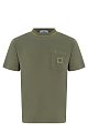 Футболка Stone Island: зелёный цвет