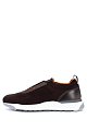 Кроссовки Santoni: коричневый цвет