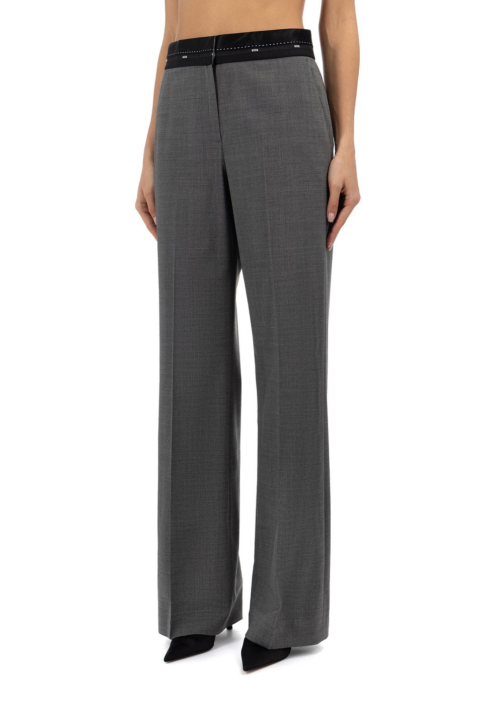 Шерстяные брюки Msgm - фото 3