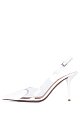 Лакированные туфли Alaia: белый цвет