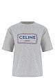 Футболка Celine: серый цвет