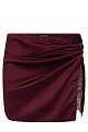 Юбка Retrofete: бордовый цвет