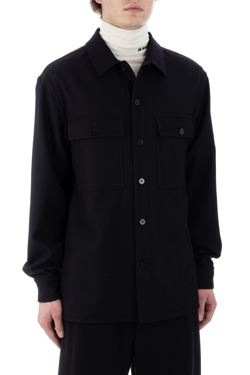 Шерстяная куртка-рубашка Jil Sander - фото 3