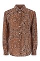 Рубашка Mc2 Saint Barth: коричневый цвет
