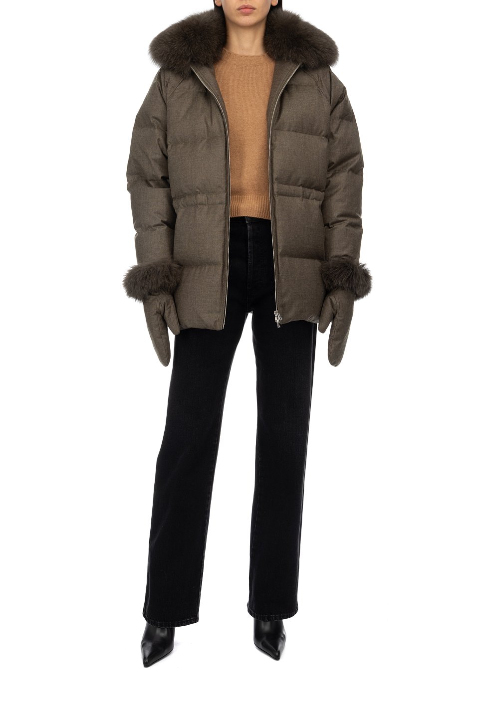 Пуховик Yves Salomon - фото 2