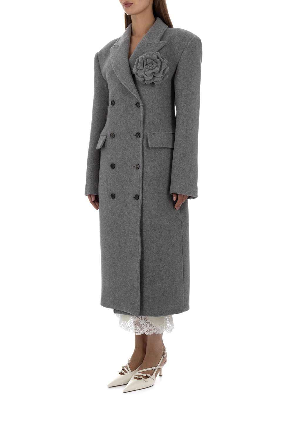 Шерстяное пальто Giuseppe Di Morabito - фото 3
