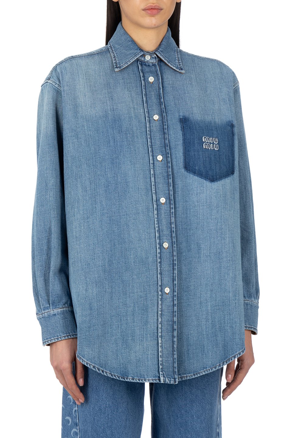 Рубашка Miu Miu - фото 3