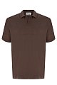 Поло Mc2 Saint Barth: коричневый цвет