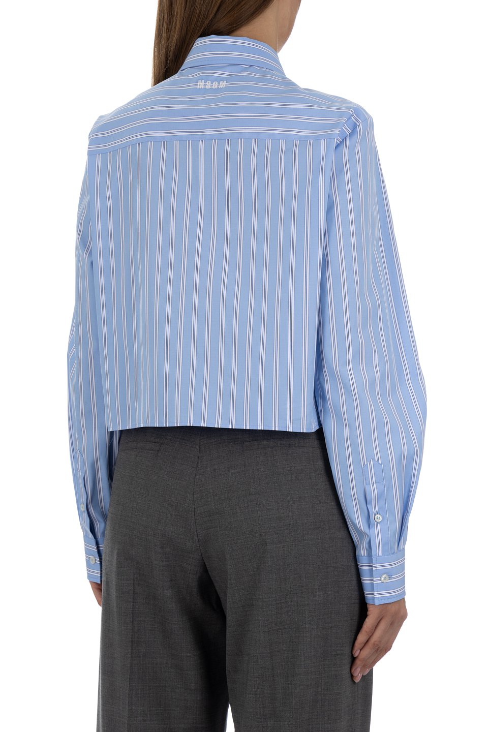 Хлопковая рубашка Msgm - фото 4