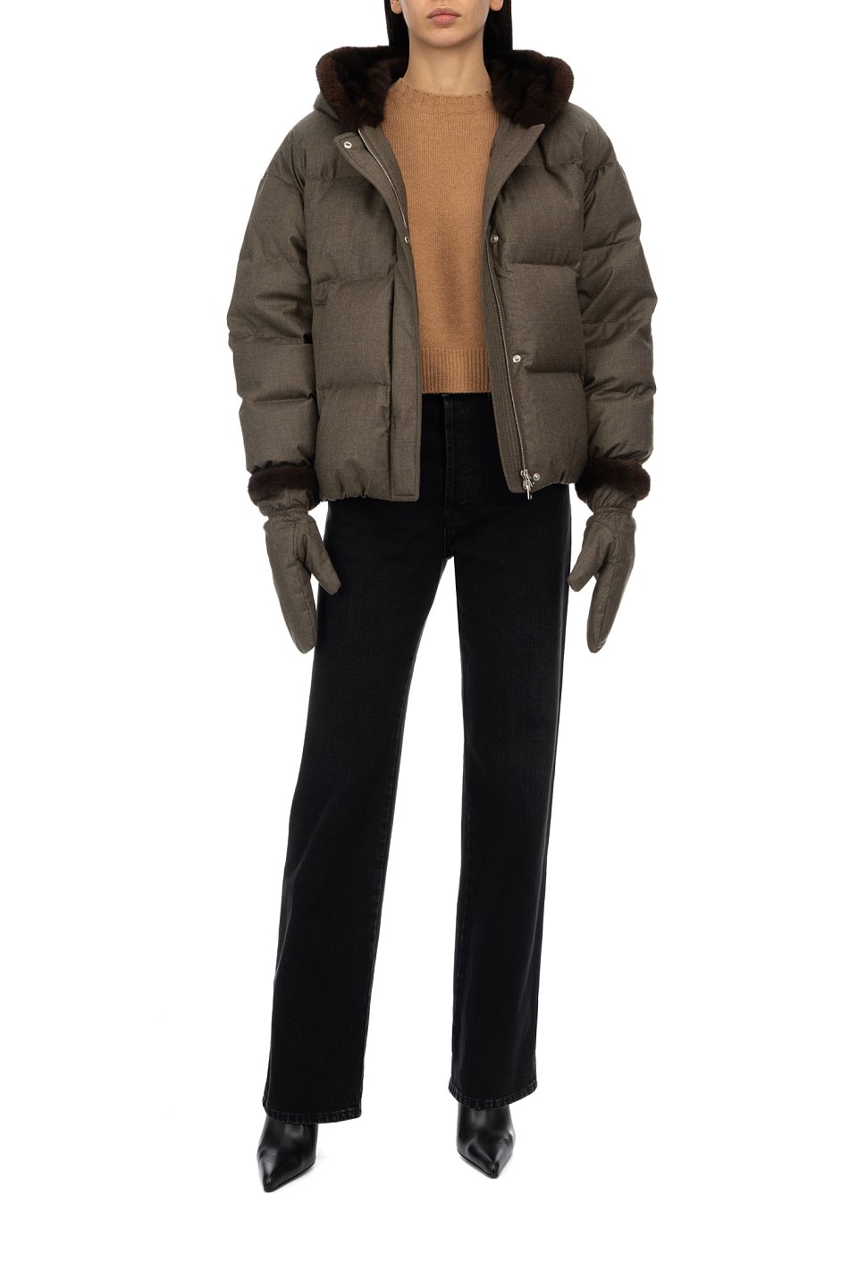 Пуховик Yves Salomon - фото 2