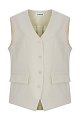 Жилет Parosh: белый цвет