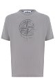 Футболка Stone Island: серый цвет