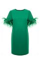 Платье Parosh: зелёный цвет