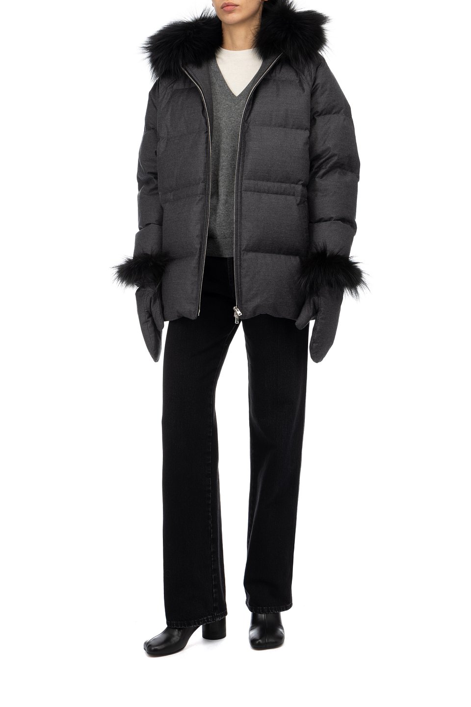 Пуховик Yves Salomon - фото 2