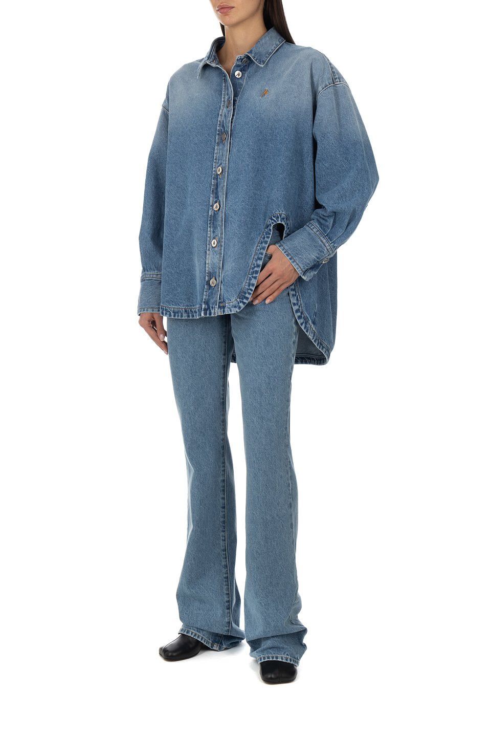 Джинсовая рубашка  The Attico - фото 2