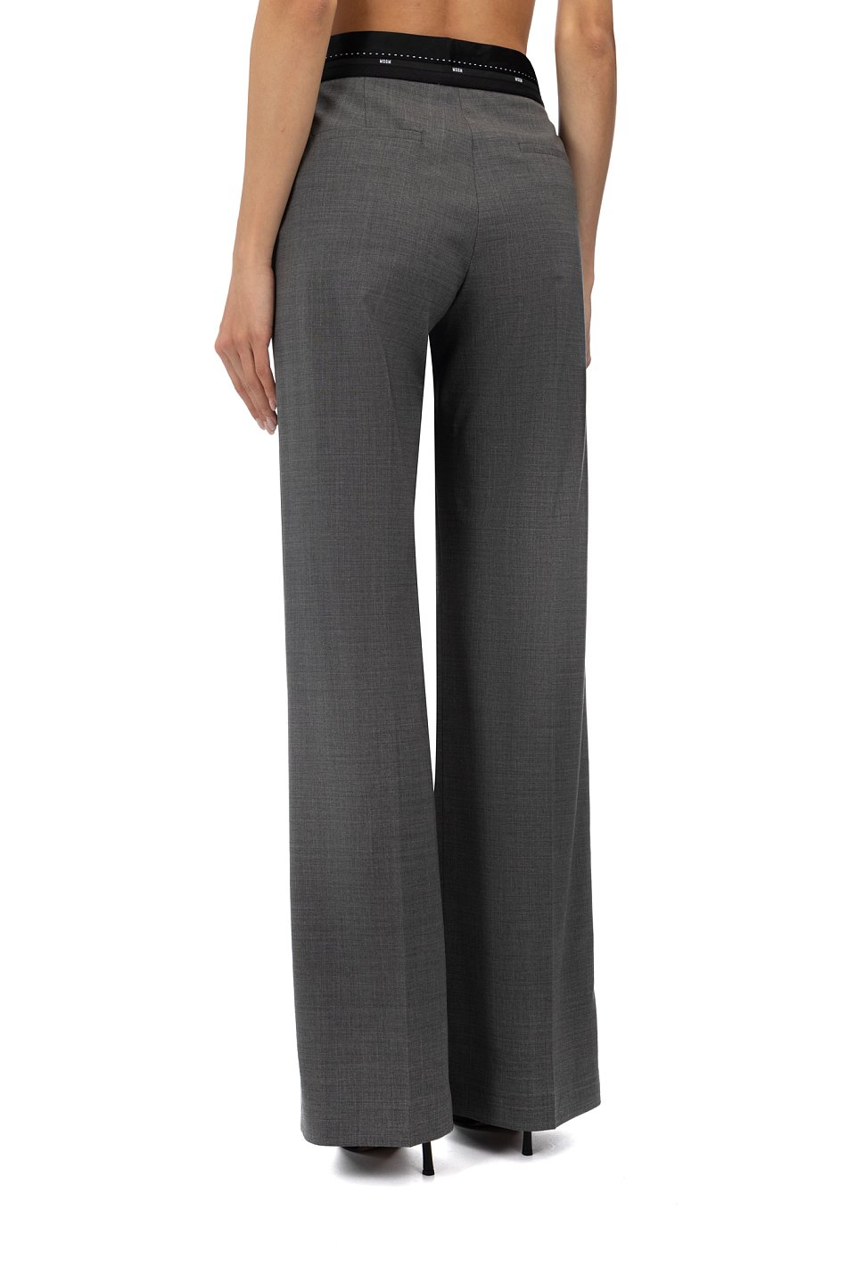 Шерстяные брюки Msgm - фото 4