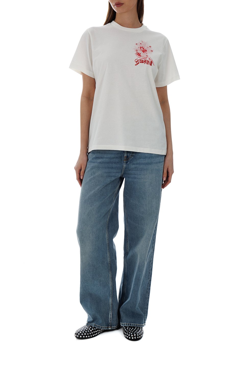 Футболка Ganni - фото 2