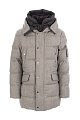 Пуховик MooRER: серый цвет