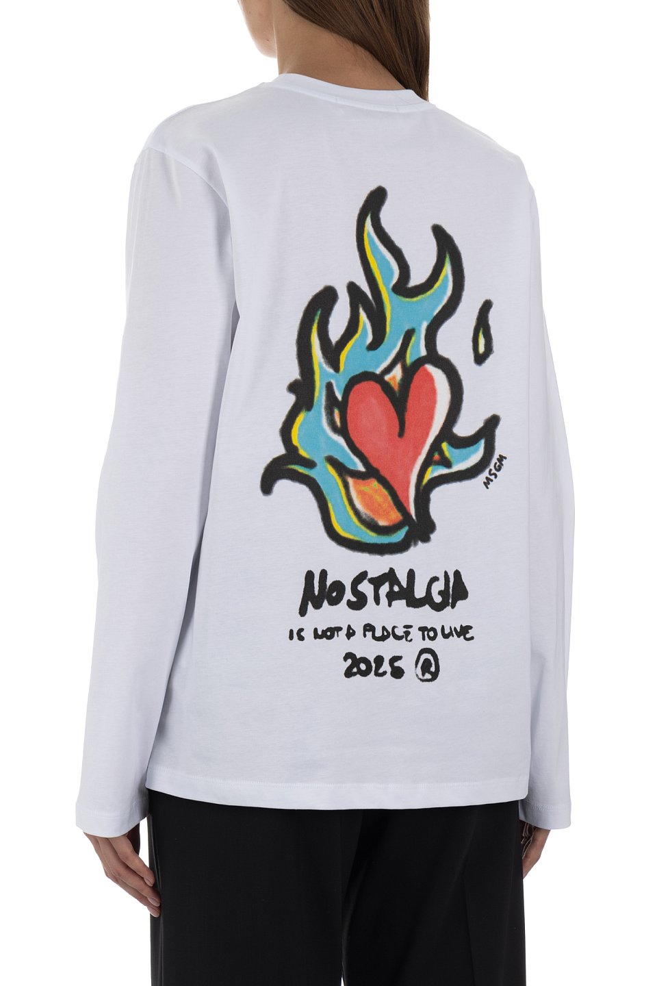 Хлопковый лонгслив Msgm - фото 4