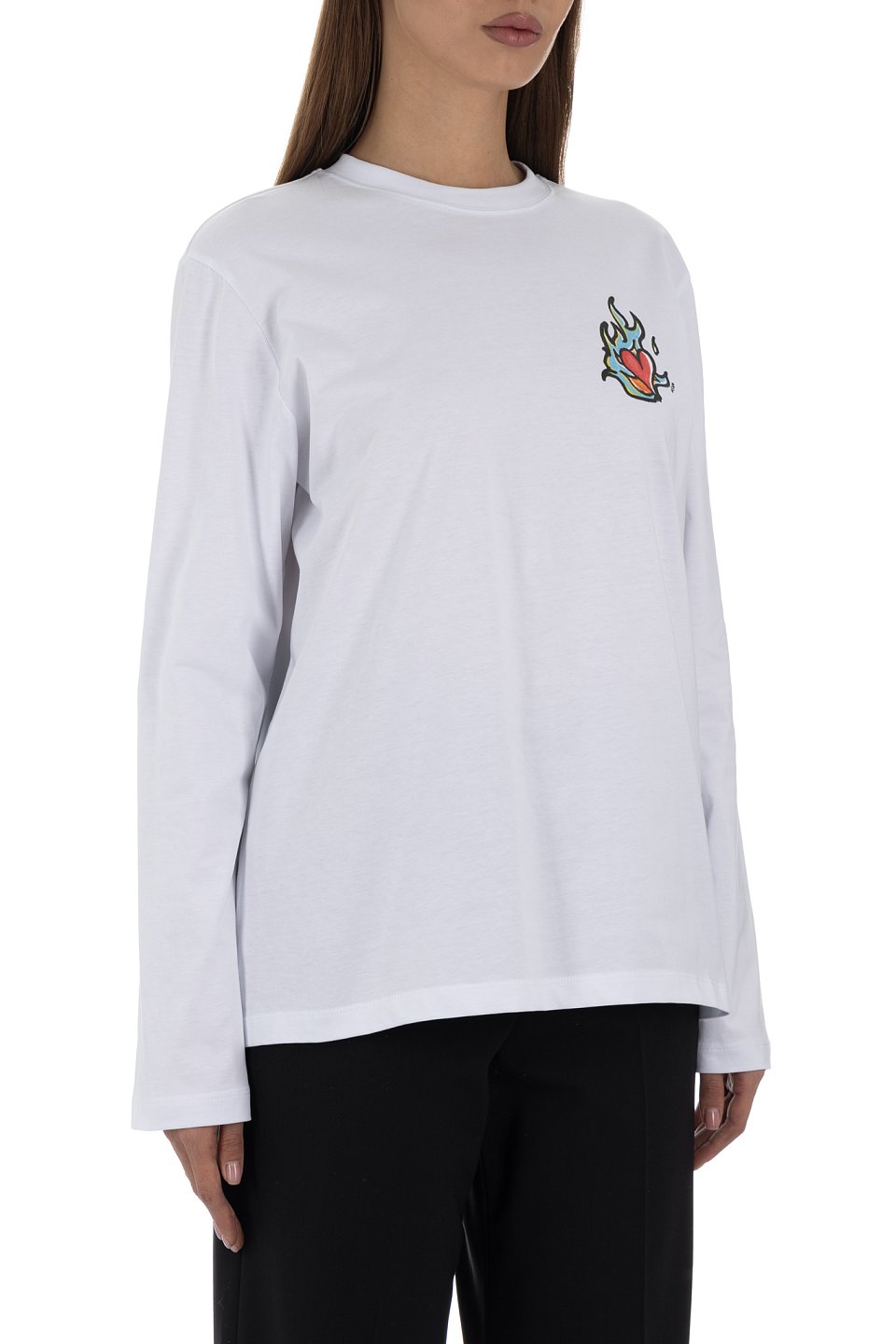 Хлопковый лонгслив Msgm - фото 3