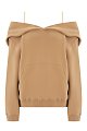 Худи MM6: бежевый цвет