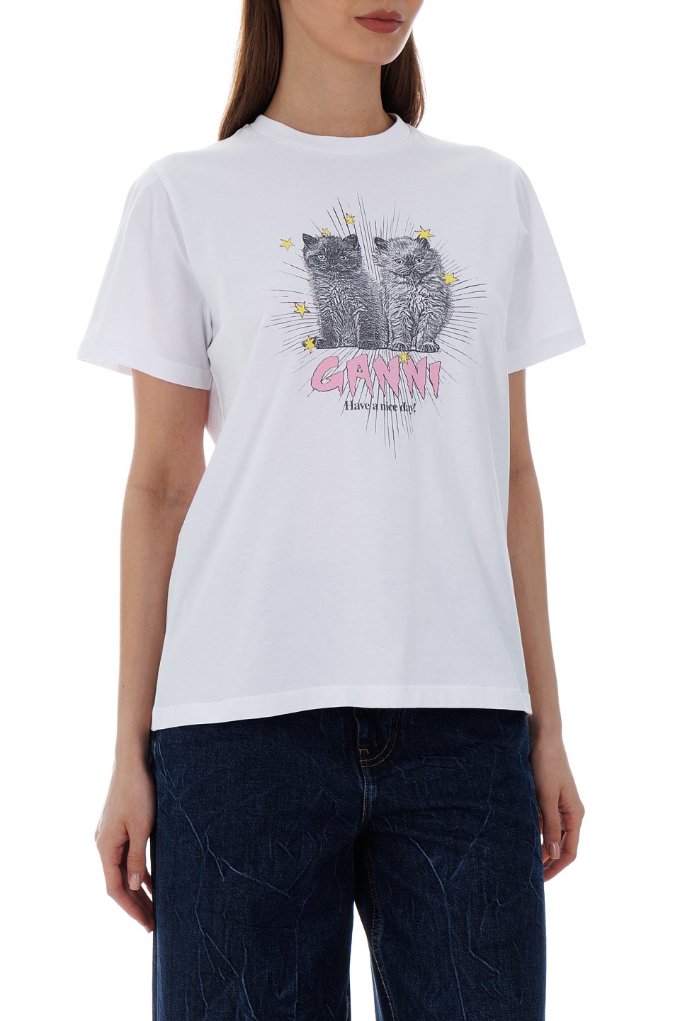 Футболка Ganni - фото 3