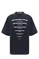 Футболка Alexander Wang: чёрный цвет