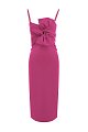 Платье Parosh: фуксия цвет