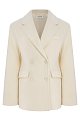 Пиджак Parosh: кремовый цвет