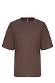 Футболка Thelatest: коричневый цвет