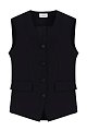 Жилет Parosh: чёрный цвет