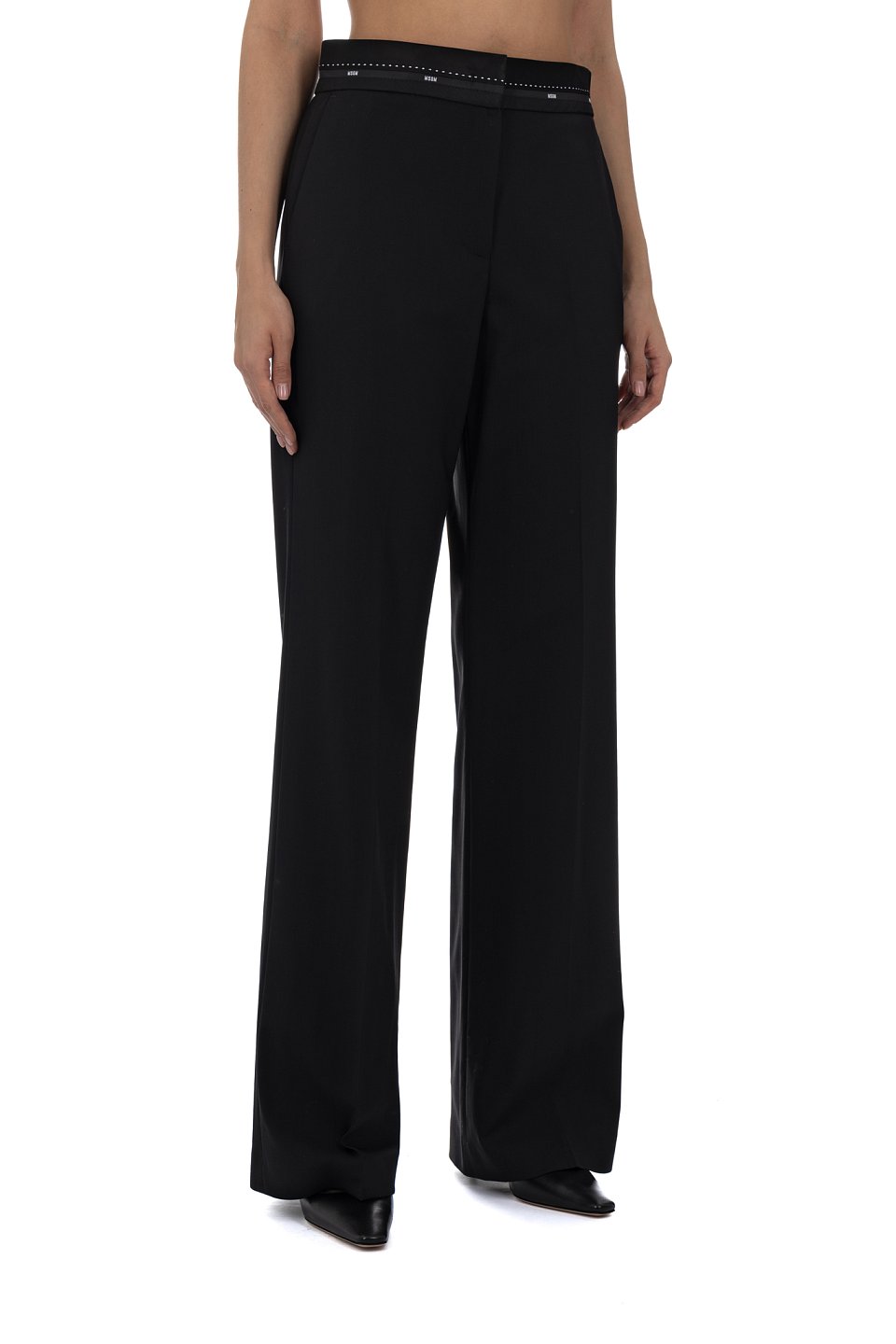 Шерстяные брюки Msgm - фото 4