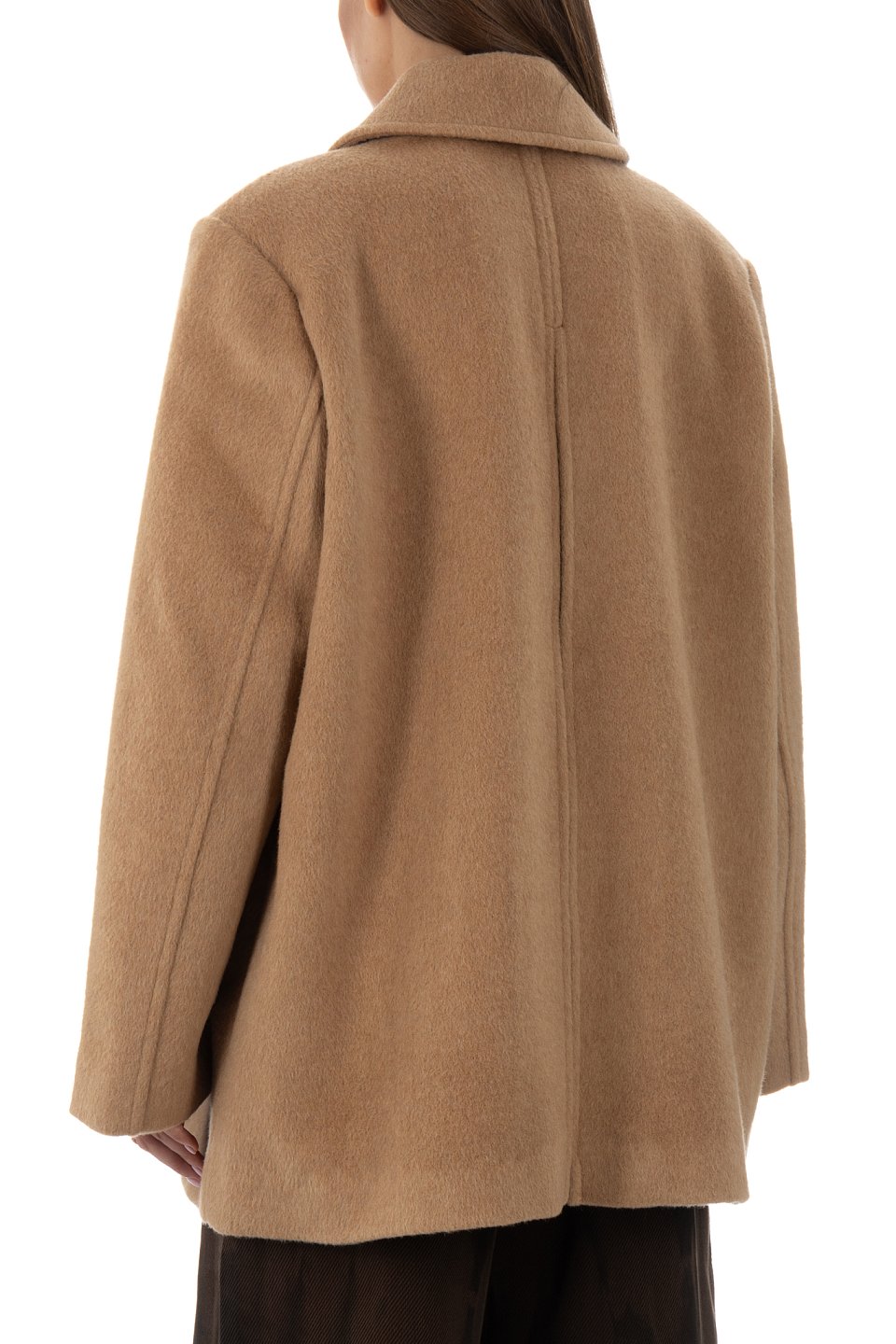 Шерстяное полупальто Ganni - фото 4